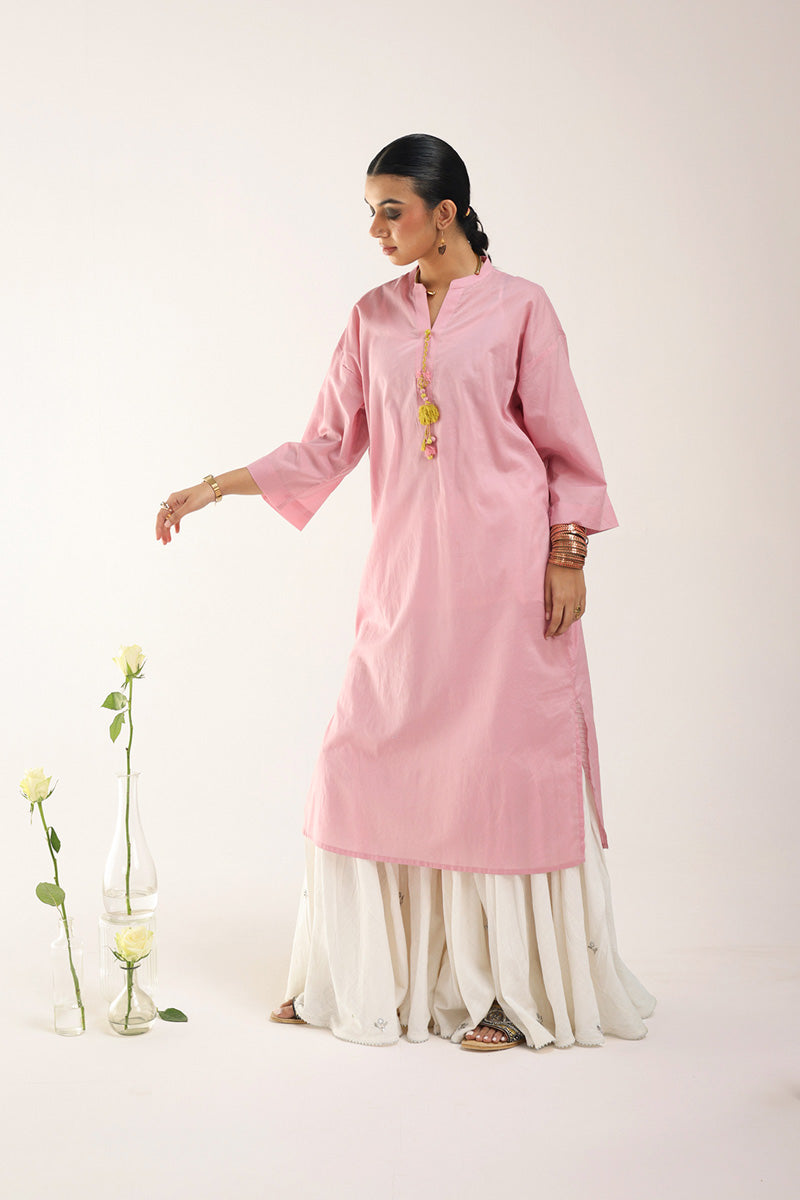 Seafoam Haven solid Kurta