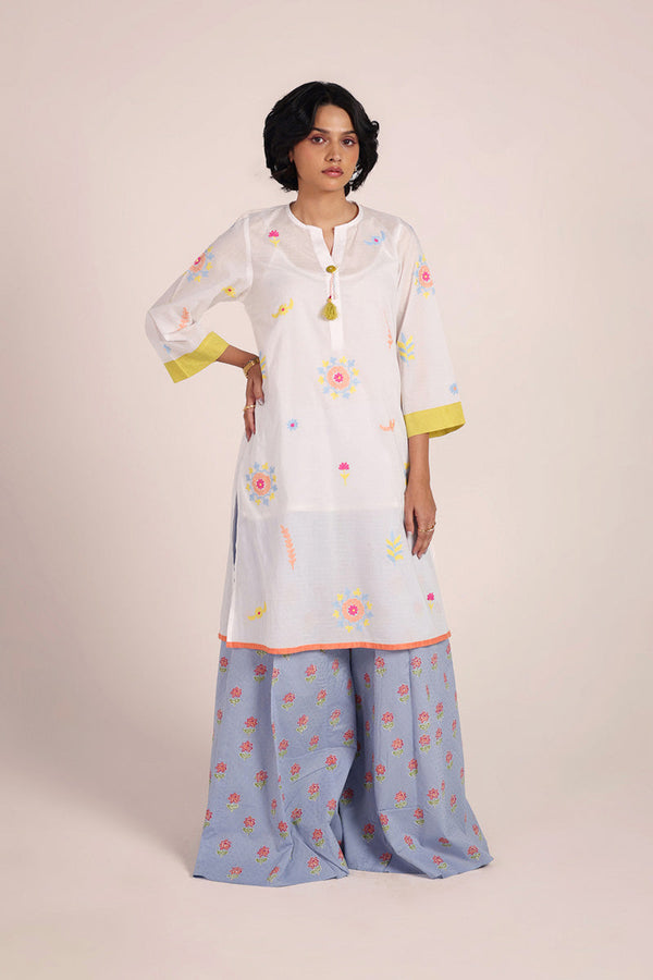 Sea Foam Pastel Grace Kurta