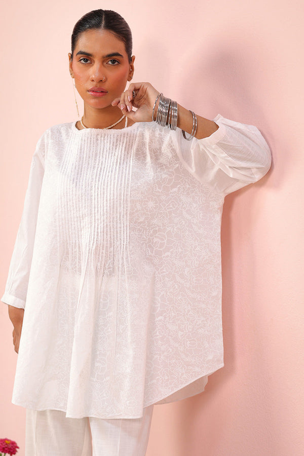 Sea Foam Pleated Bliss Top
