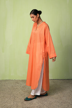 Solid Seafoam flow Kurta