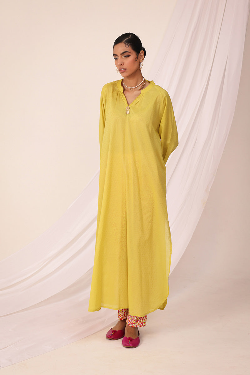 Solid Seafoam flow Kurta