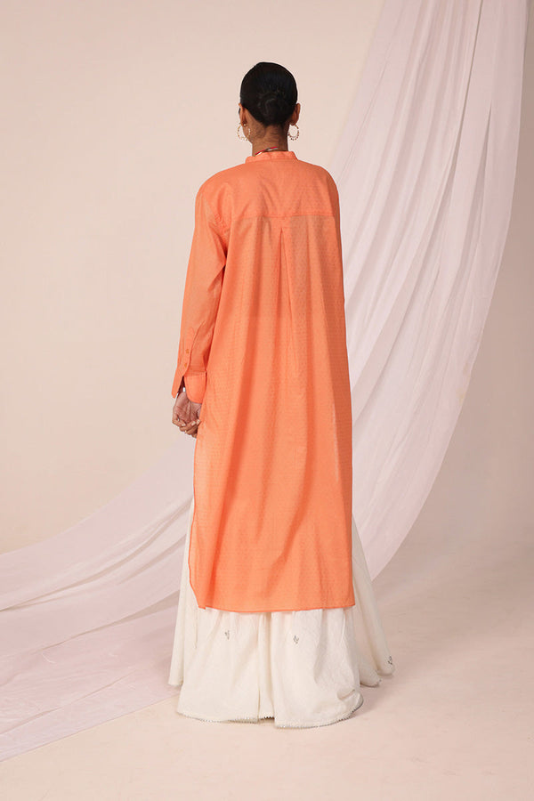 Dotted Sea foam kurta