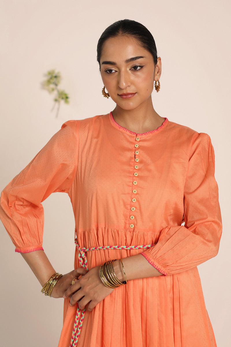 Sea Foam Flared Kurta