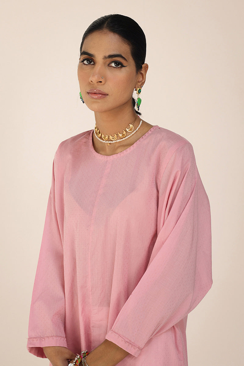 Sea Foam-Solid Kurta