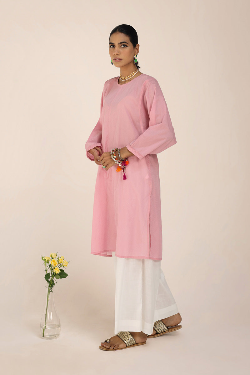 Sea Foam-Solid Kurta
