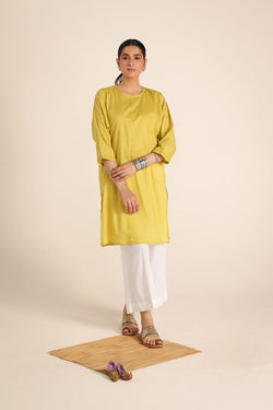 Sea Foam-Solid Kurta