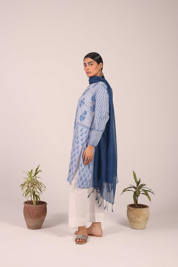 Pleated Chintz Whisper Kurta