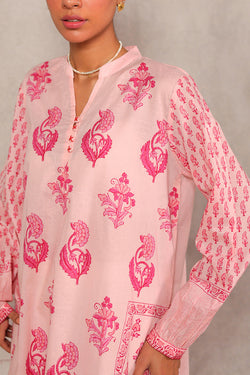 Pleated Chintz Whisper Kurta