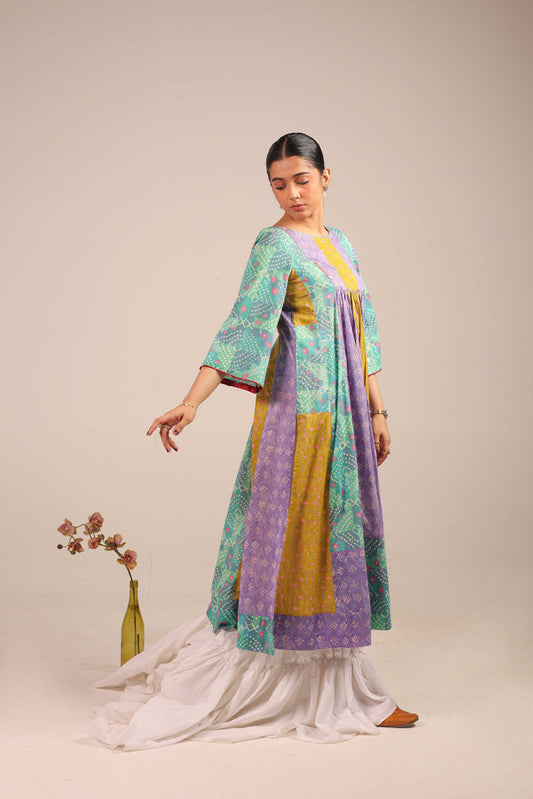 Rangeela Patchwork Poise Kurta