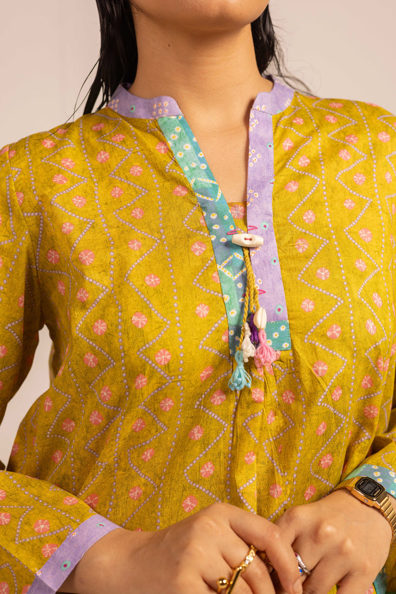 Rangeela Bandhani kurta