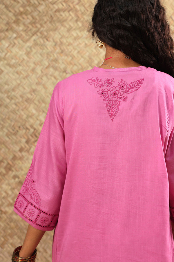 Schiffli Embroidered Set