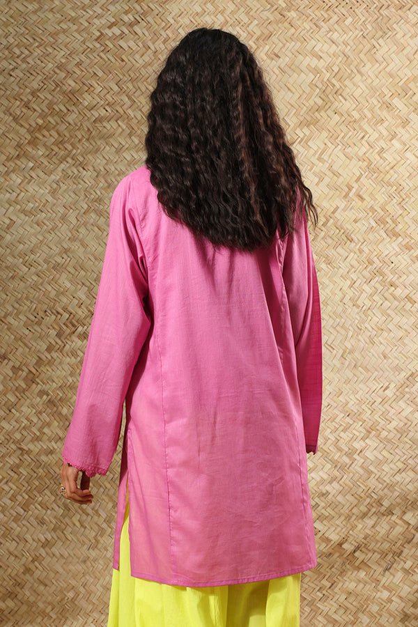 Embroidered Schiffli Shirt