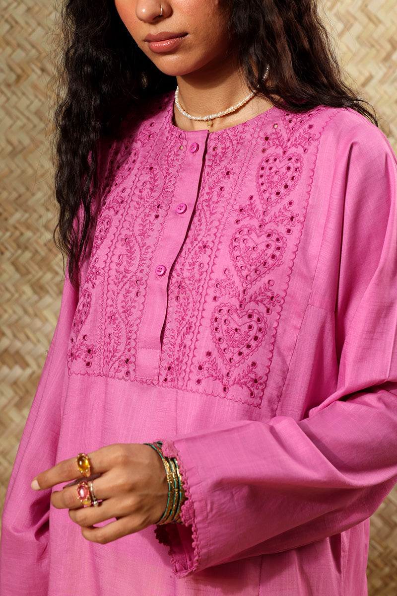 Embroidered Schiffli Shirt