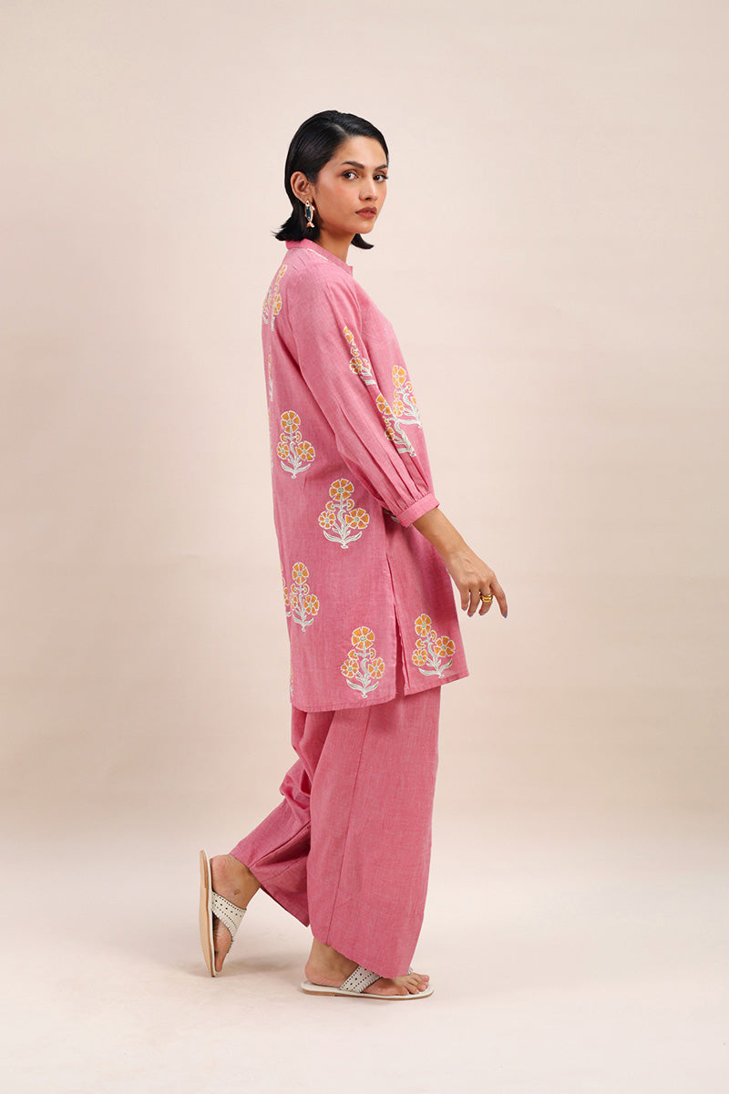 Mehak Blossom Block-Print Set