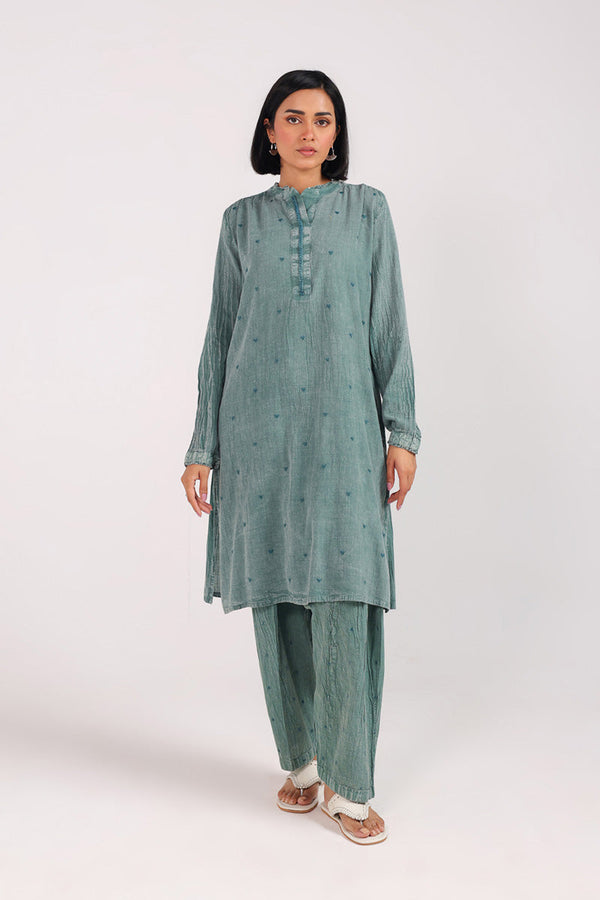 Dare To Heart Denim Duo-Set