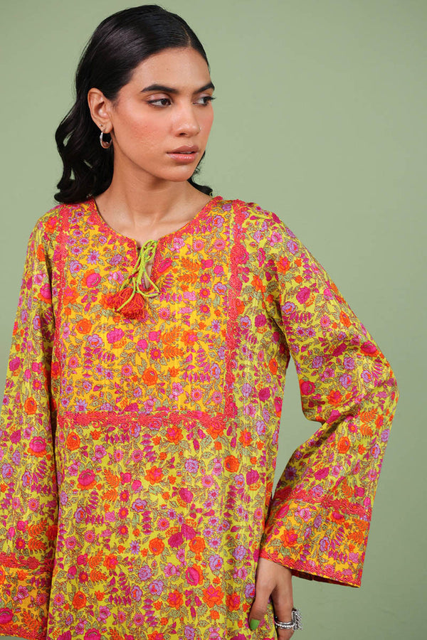 Painted Dreams Floral Shirt