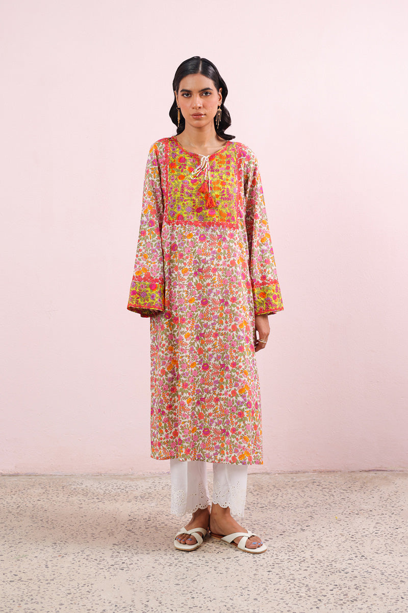 Painted Dreams Floral Shirt