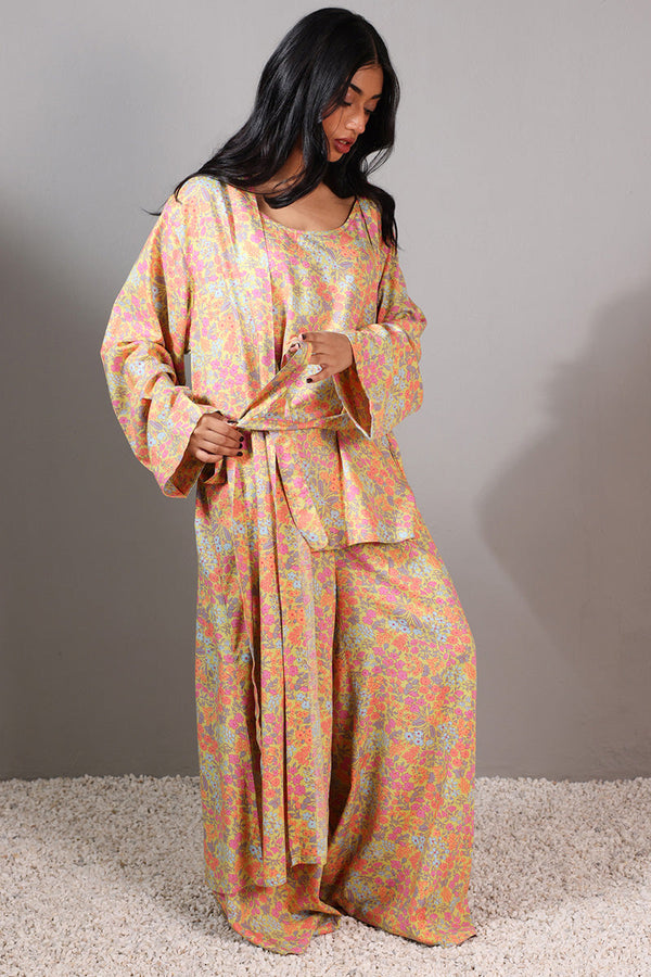 Loungewear 3-Piece Robe Set