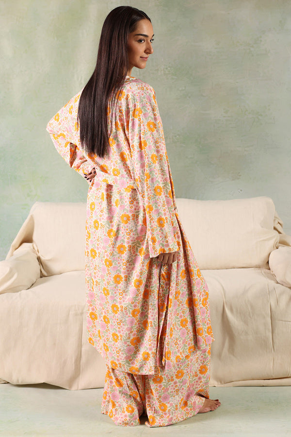 Loungewear 3-Piece Robe Set