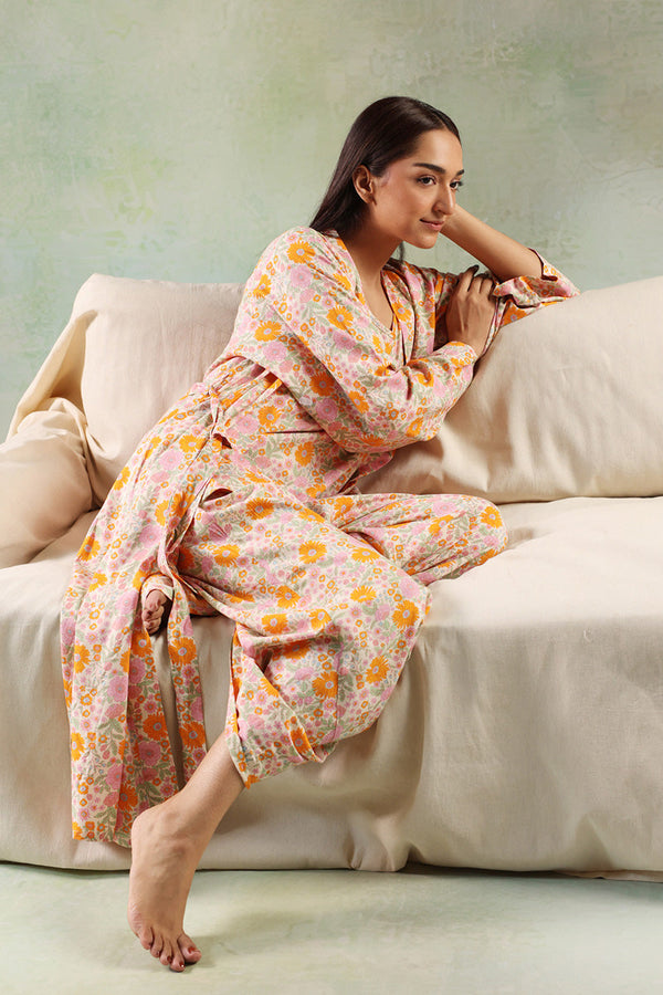 Loungewear 3-Piece Robe Set