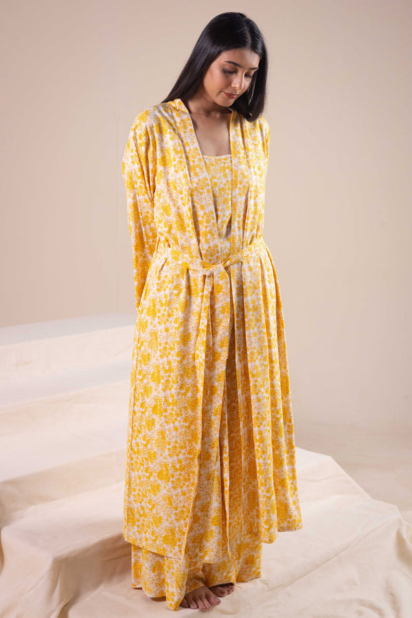 Loungewear 3-Piece Robe Set