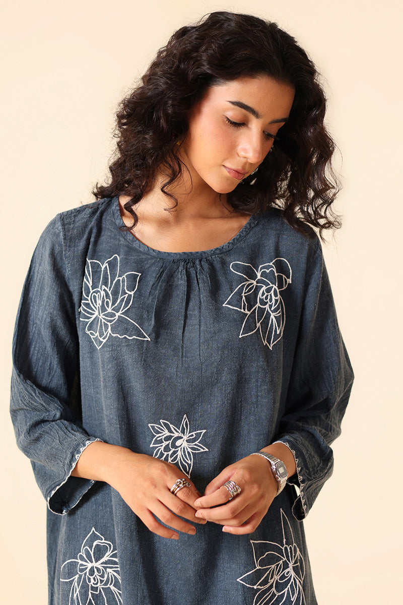 Dare To Denim Embroidered Set