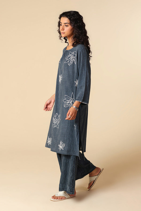 Dare To Denim Embroidered Set
