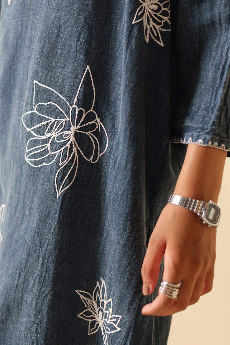 Dare To Denim Embroidered Set