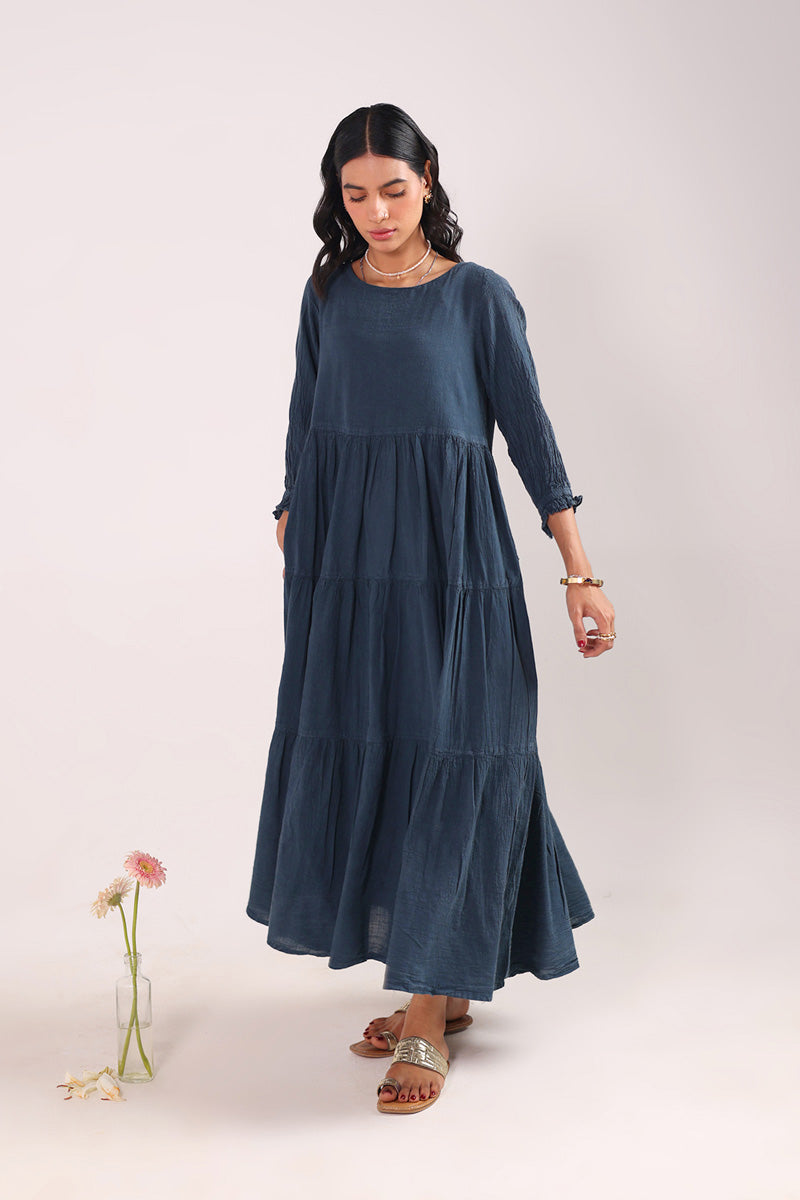 Dare To Denim Tiered Dress