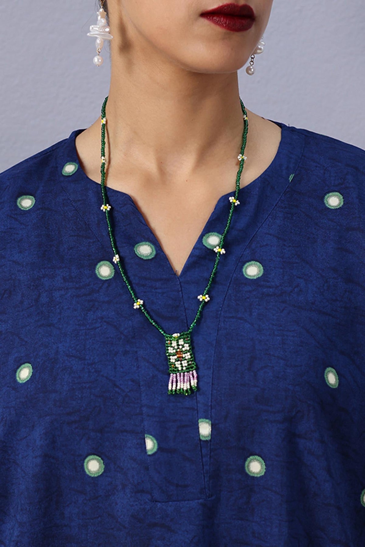 Beaded Bloom Necklace