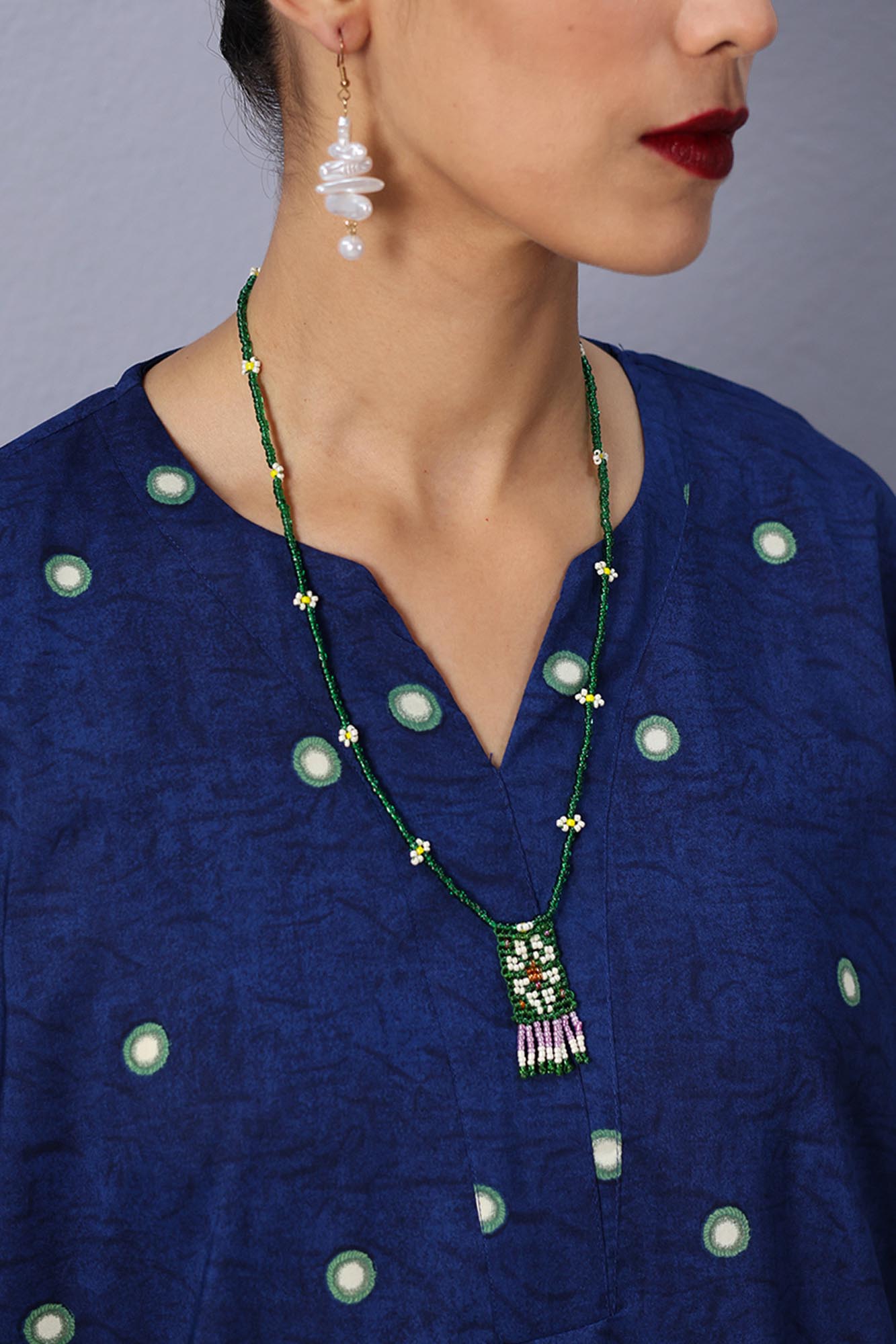 Beaded Bloom Necklace