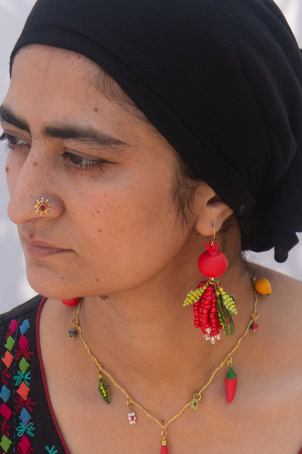 Anaar Beaded Earrings