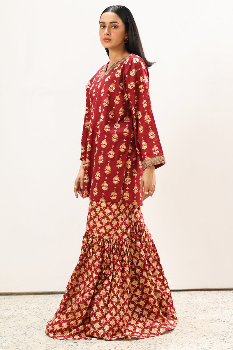 Inlay Gharara Set