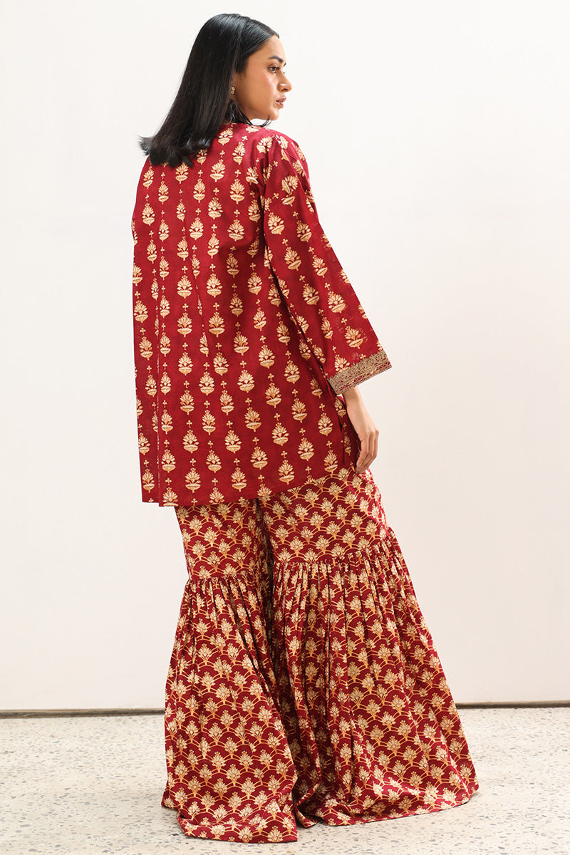 Inlay Gharara Set