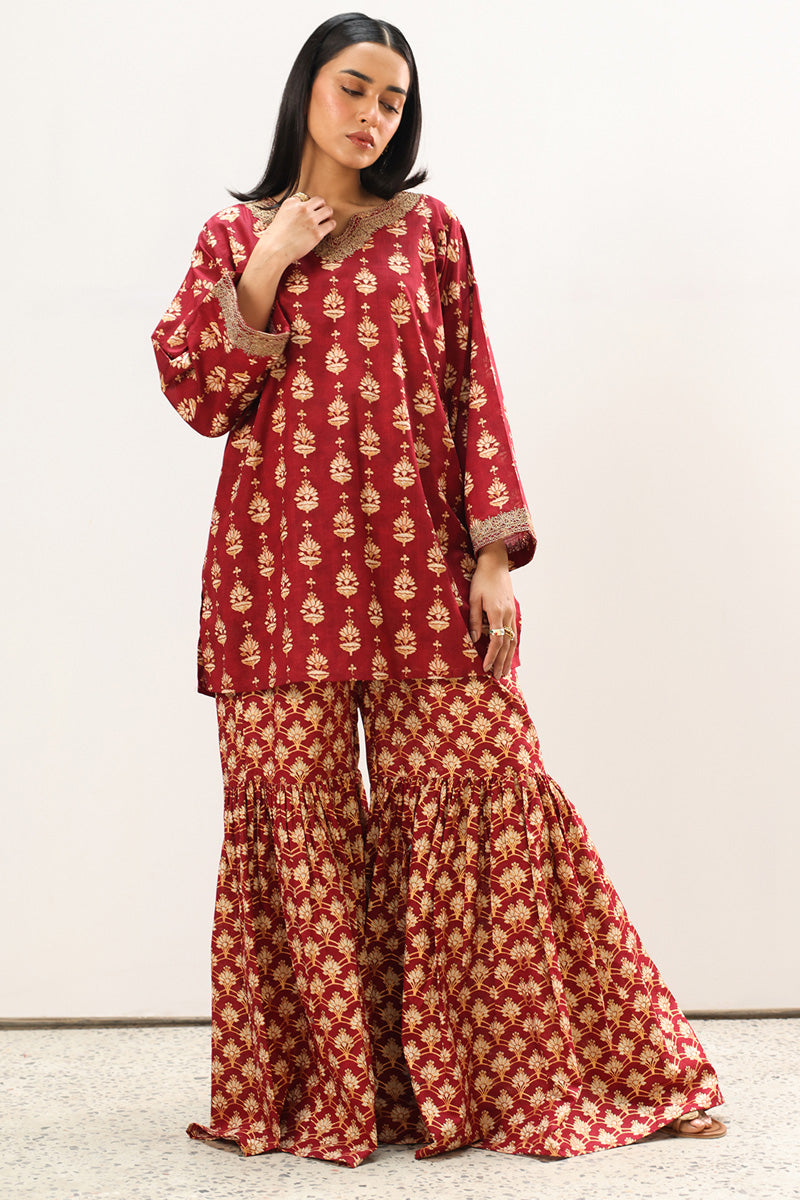 Inlay Gharara Set