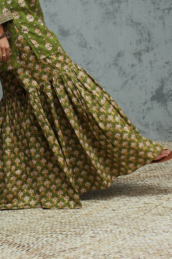 Inlay Gharara Set