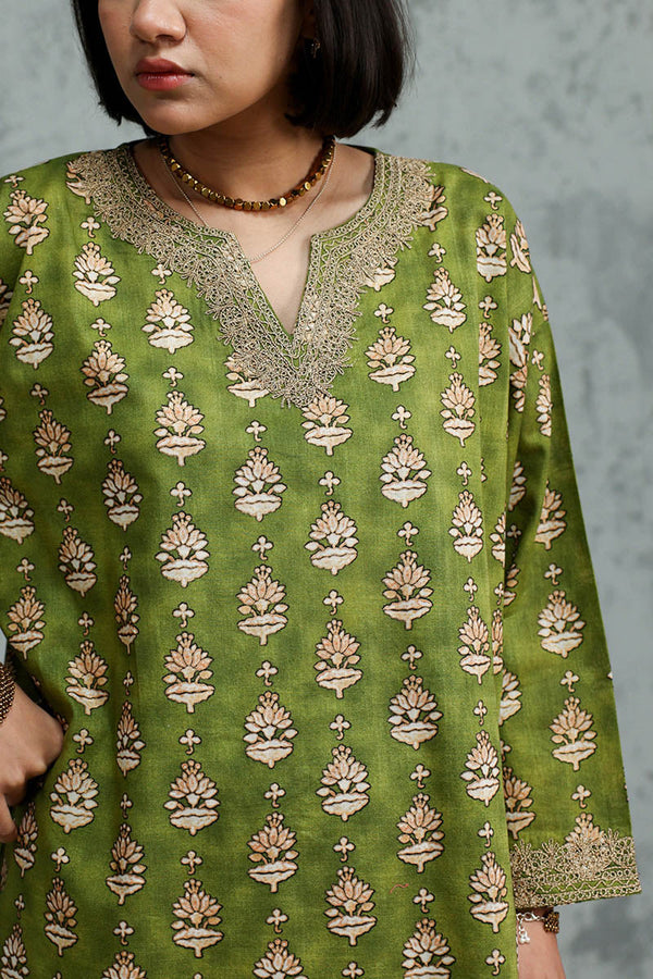 Inlay Gharara Set