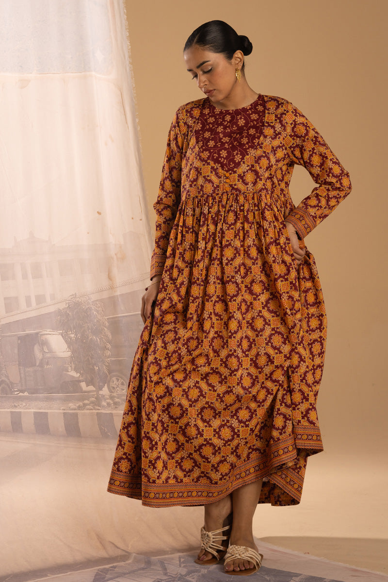Ralli Dastan Flared Dress