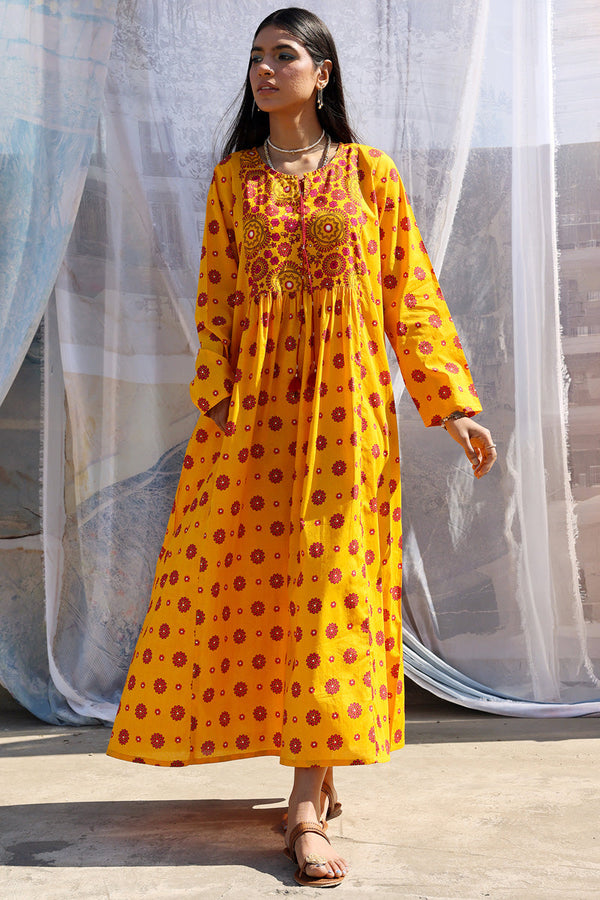 Floral Theory Printed Dress