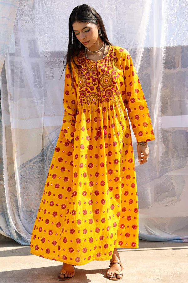 Floral Theory Printed Dress