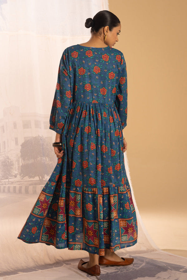 Gulab Mosaic Tiered Dress