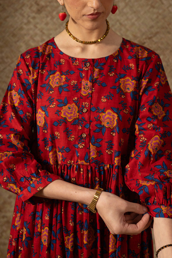 Gulab Mosaic Tiered Dress