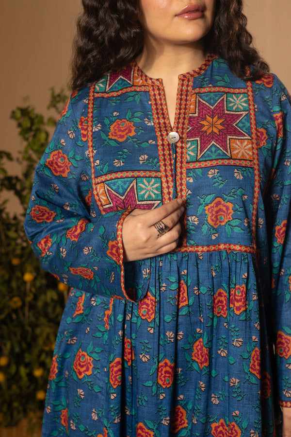 Printed Mosaic Tassel Set