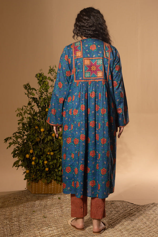 Printed Mosaic Tassel Set