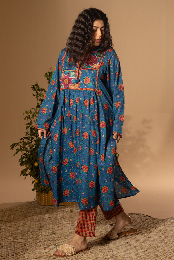 Printed Mosaic Tassel Set