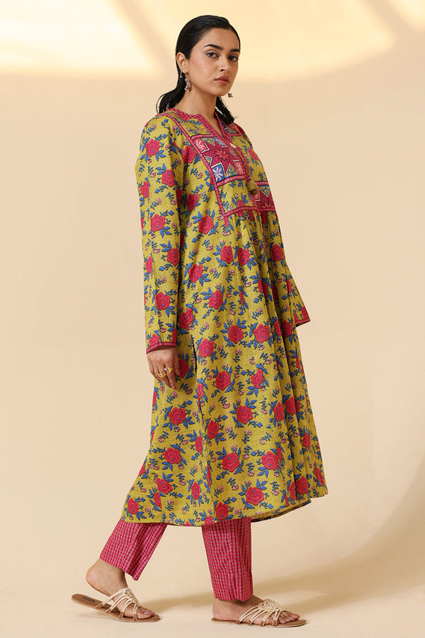 Printed Mosaic Tassel Set