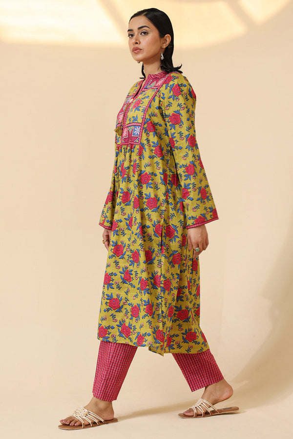 Printed Mosaic Tassel Set