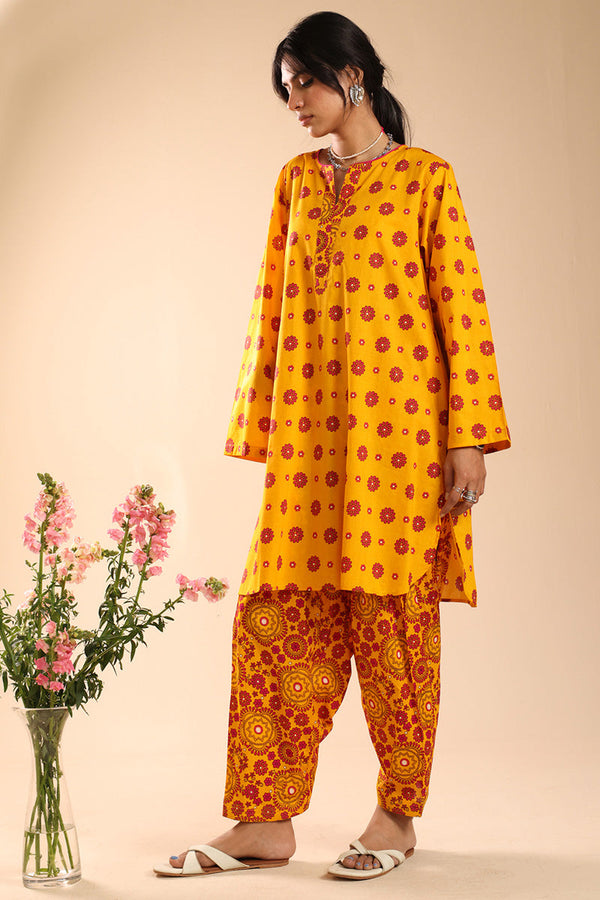 Floral Burst Printed Set