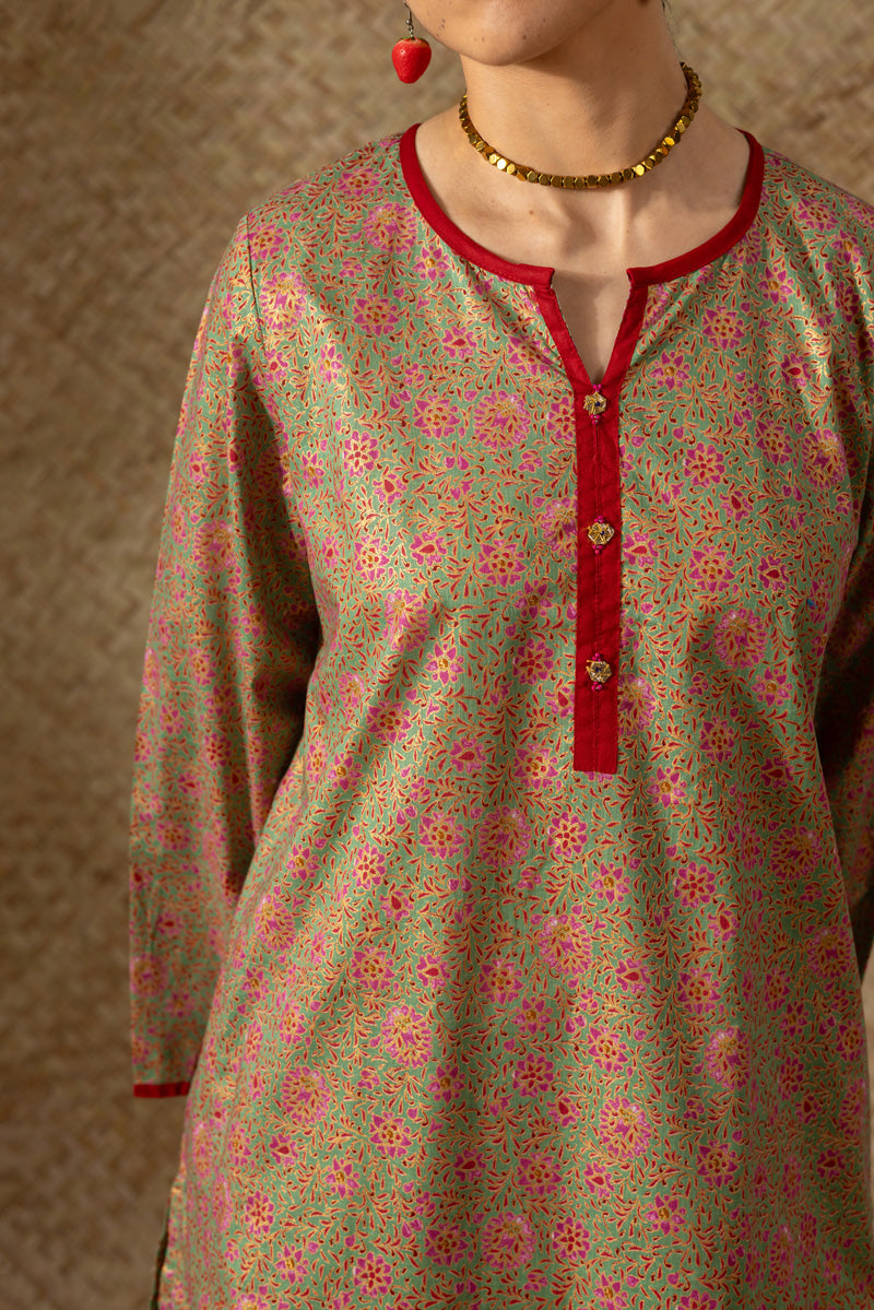 Polki Farshi Set