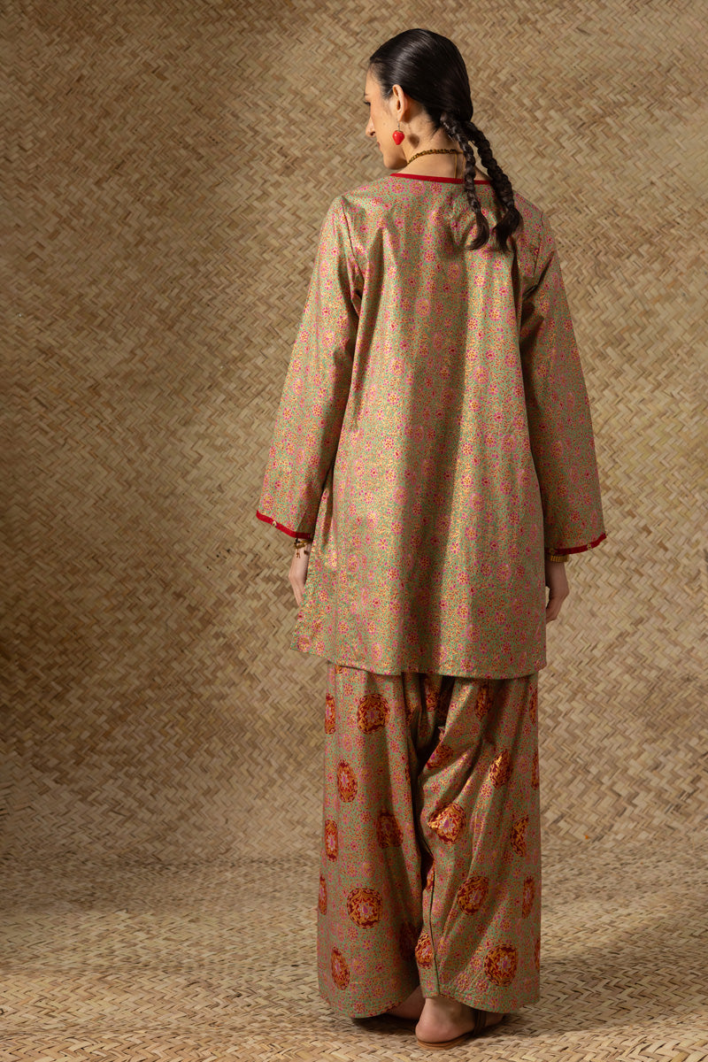 Polki Farshi Set